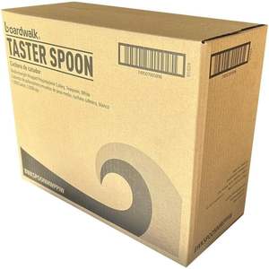 Boardwalk 5.31 Pulgadas Cuchara Desechable de Polipropileno Blanco, Envuelta en Plástico, Peso Medio, 1000 Unidades por Caja - Product Image 4