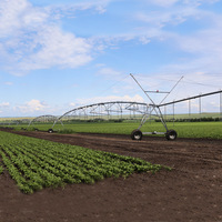 Système d'irrigation à pivot central 2025 pour systèmes d'irrigation agricole africains moteur en métal