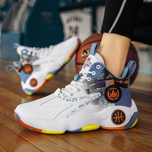 Zapatillas de deporte de estilo baloncesto retro personalizadas para niños, zapatillas de entrenamiento deportivas informales de fábrica para las estaciones de invierno y primavera - Product Image 6