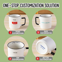 Taza de Café de Cerámica Personalizada de 11 oz, Juego de Tazas Sublimables, Bonitas Tazas con Personajes en 3D para Bodas y Navidad