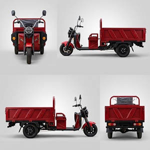 Triciclo Eléctrico de 1000W, 400kg de Carga Pesada, Plataforma Abierta, Motocicleta de Carga de 3 Ruedas para Transporte de Adultos y Entregas - Product Image 4