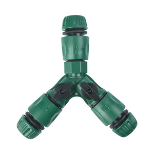 <span class=keywords><strong>Raccord</strong></span> rapide pour <span class=keywords><strong>robinet</strong></span> de jardin, connecteur en Y à double port de type tétine, à fixation rapide - Product Image 4