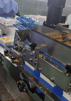 Machine à saupoudrer de la viande hachée électrique commerciale ADMF, contrôle numérique, distributeur uniforme de garniture pour la production de pain à sandwich