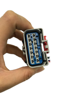 Adaptador RP1226 de 14 Pines a OBD2 de 16 Pines Hembra, Cable de Diagnóstico para Vehículos Comerciales Pesados, Telemática ELD, Rastreo de Flotas