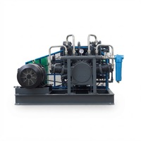 Compresseur d'air rotatif à vis industriel à lubrification par huile haute pression Airstone, booster 37KW 40Bar 10.0m3/min à entraînement direct pour PET