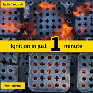 Cost Effective Greenhouse Heating Charcoal Great Performance at an Affordable Price Instant Light Barbecue Charcoal - Product Image 4
