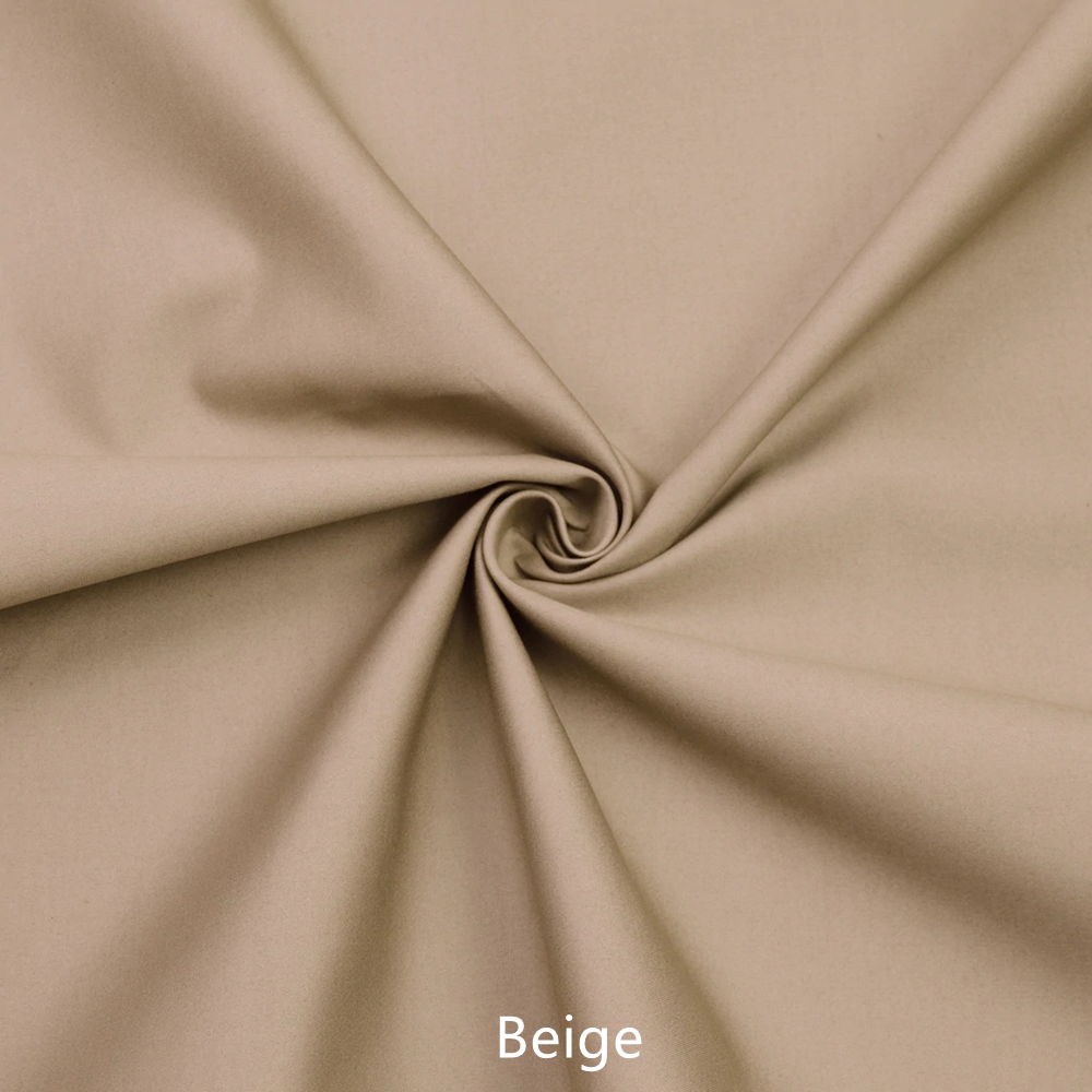 100% cotton 60s 300TC sateen plain dyed color fabric