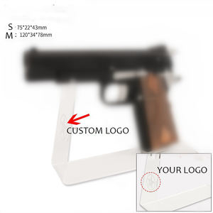 ขาตั้งปืนอะคริลิคใสขนาดเล็กสำหรับวางปืนพกโมเดลที่วางปืนแสดงปืนอะคริลิค - Product Image 4