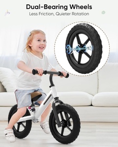 Nouveau vélo d'équilibre sans pédales pour enfants de 7 à 12 mois, trotteur d'apprentissage, vélo à deux roues en métal et plastique - Product Image 2