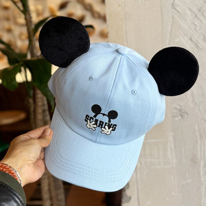 <span class=keywords><strong>Gorra</strong></span> de Béisbol de 6 Paneles con Bordado de Orejas de <span class=keywords><strong>Mickey</strong></span> <span class=keywords><strong>Mouse</strong></span>, Primavera/Verano 2026, para Padres e Hijos, para Fotos al Aire Libre, Gorro Infantil de Algodón Puro - Product Image 3