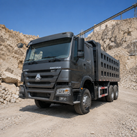 Подержанный самосвал SINOTRUK HOWO 6x4 для экспорта в Африку, белый, красный, зеленый, синий, с большим грузовым отсеком, дизель Евро II-VI
