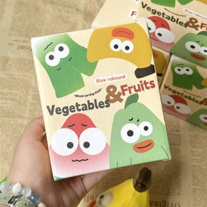 Jouets mignons en PU à rebond lent, modèles de simulation de légumes et fruits, pour décoration de fête, accessoires de jardin fantaisie - Product Image 3