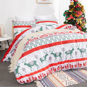 Meilleure vente ensemble de housse de <span class=keywords><strong>couette</strong></span> de noël 2022 nouveau modèle de noël pour ensemble de literie - Product Image 3