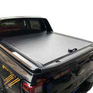 Cubierta de Persiana Enrollable para Camioneta Pickup Tapa Manual de Aluminio Rígido Retráctil para Caja de Carga Tonneau para Dodge Ram 1500 de 5.7 Pies y 6.4 Pies - Product Image 2