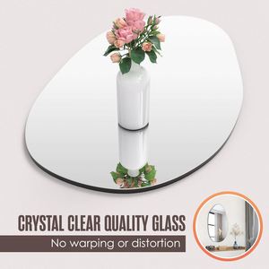 Espejo de Pared Irregular sin Marco, Asimétrico, Grande, de Cuerpo Entero, para Sala de Estar, Dormitorio o Entrada - Product Image 6