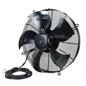 220V 400Mm EC Trục Nhỏ Gọn Fan Điều Hòa Không Khí Fan IP54