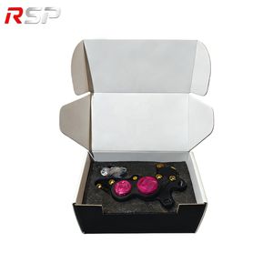 4 Pistons CNC Étriers <span class=keywords><strong>de</strong></span> <span class=keywords><strong>frein</strong></span> hydrauliques en alliage d'aluminium <span class=keywords><strong>Noir</strong></span> Universel pour les systèmes <span class=keywords><strong>de</strong></span> carrosserie <span class=keywords><strong>de</strong></span> moto - Product Image 5