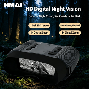 Jumelles de vision nocturne numériques HMAI NV800PRO, grossissement 5X/8X, dispositif d'observation dans l'obscurité à 500 m, prise en charge de l'enregistrement <span class=keywords><strong>photo</strong></span> et vidéo - Product Image 2