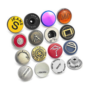 KUNSHUO Custom Vintage Square Plating Zinc Alloy Jeans <b>Buttons</b> with Engraved Logo for Denim Jeans - Product Image 5