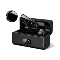 Microphone sans fil M9 Ultra Vlog, utilisation longue distance, microphone vocal longue portée, microphone professionnel sans fil pour diffusion en direct