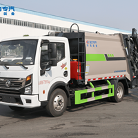 Camion poubelle à compression avec contrôle qualité strict, camion benne à déchets, camion conteneur à bras ISO9001
