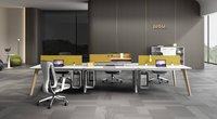 Bureau du personnel H13 meubles en forme de L table de bureau bureau de travail moderne