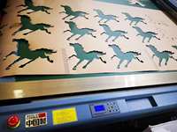Doble cuchillo de inyección de tinta de máquina de corte Plotter GM1512P5