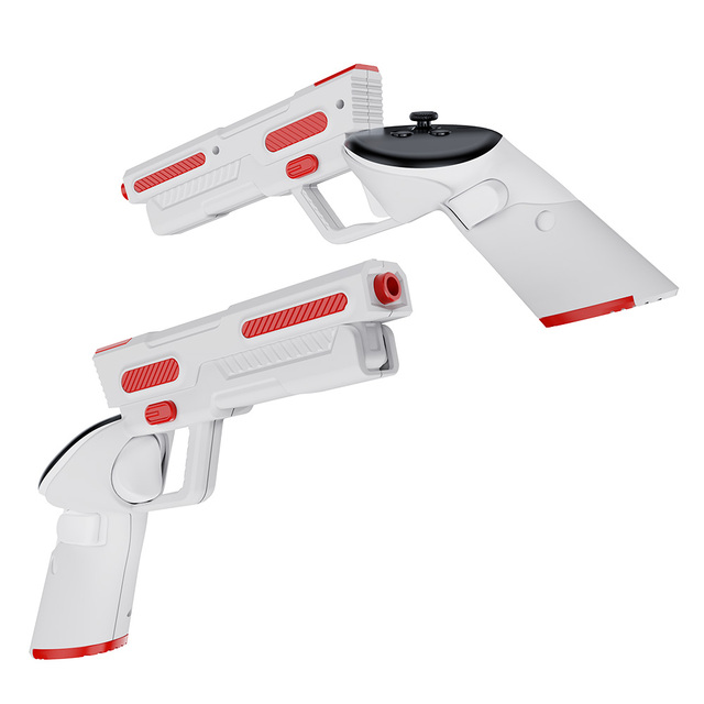 VR Gaming Pistol for for 3 with 3 Accessory Touch Controllers G-Grip Enhances FPS Shooting Game Experience Private Mold