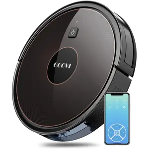 GOOVI Smart 2in1 Mopping Time Schedule Zigzag Cleaning Self-Charging Robot Vacuum for Hard Floor