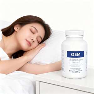 Capsule de sommeil naturelle qui aide à la mémoire cérébrale, compléments alimentaires pour stimuler le cerveau, complément de magnésium révolutionnaire - Product Image 1