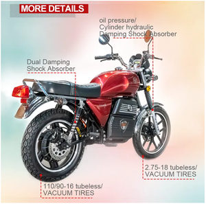 Moto KAVAKI 125cc 150cc Moto électrique Restauration des traditions <span class=keywords><strong>anciennes</strong></span> - Product Image 4