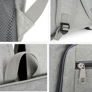 Custom Oxford Large Premium <b>Cooler</b> <b>Backpack</b> with USB Solid Upright <b>Cooler</b> <b>Bag</b> Beer Camping Outdoor Travel Polyester Lining - Product Image 4