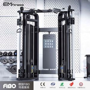 Equipo de entrenamiento multifuncional comercial compacto: máquina de poleas dobles para gimnasio con función de dominadas y entrenamiento integral. - Product Image 2