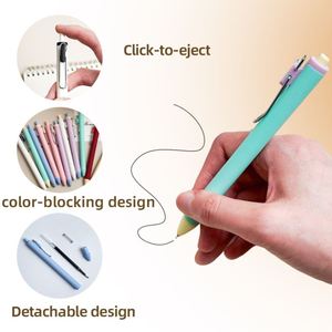 Bolígrafo con Logotipo Impreso, Bolígrafo de Gel de 0.5 mm, Plástico, Transferencia Térmica, Papelería de Oficina, Bolígrafo de Firma a Base de Agua, Deportivo, para Estudiantes - Product Image 4