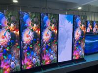 Afficheur LED vertical pour magasin de détail, léger, sur roulettes, avec WiFi, signalisation numérique, écran publicitaire LED intérieur