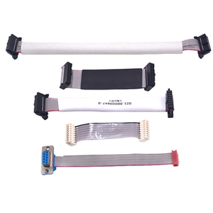 Özel 0.635 mm Aralıklı 2 Pin 4 Pin 6 Pin IDC Konnektörlü UL 2651 28 AWG Şerit Düz Kablo - Product Image 1