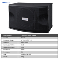 Système audio professionnel ARVOX 100W pour intérieur, enceintes