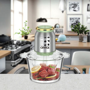 Tazón de Vidrio de 2L, Picadora de Carne Eléctrica Multifunción, Picadora de Cocina, Trituradora de Carne - Product Image 4