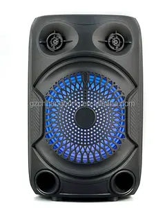 Avcrown Speaker Aktif Portabel, Speaker Aktif Portabel CH-856 8 Inci, Audio Amplified, Kayu