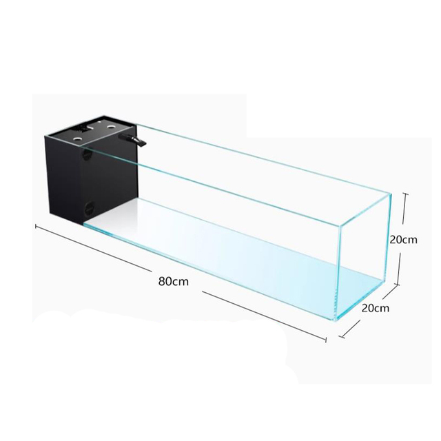 Wholesale Aquarium Medium and Small Ultra white Glass Landscaping Fish Tank Stream fish tank