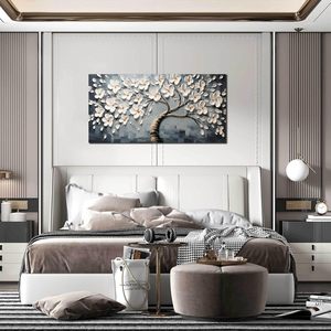 Vải Cảnh Tường Nghệ Thuật Hiện Đại Handmade Sơn Dầu In Kỹ Thuật Số Lớn Đóng Khung 20X40 Inch Sẵn Sàng Treo - Product Image 2