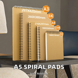 Carnet à spirale A5 personnalisé, couverture souple, vente en gros, conception publicitaire, fournisseur de papeterie professionnelle, fournitures scolaires en vrac - Product Image 2