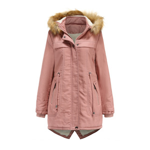 Prendas de Vestir exteriores de lujo para <span class=keywords><strong>mujer</strong></span>, <span class=keywords><strong>Parka</strong></span> con capucha <span class=keywords><strong>deportiva</strong></span>, chaqueta acolchada, abrigo grueso y cálido - Product Image 3
