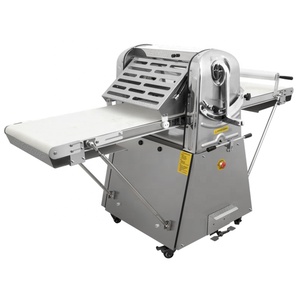 Machine à étaler la pâte à croissants industrielle mini, épaisseur réglable, pour <span class=keywords><strong>pâtisserie</strong></span> feuilletée, baklava turc et pain pita - Product Image 4
