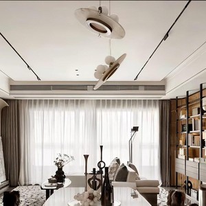 Marble <b>Chandelier</b> Oval 510mm Led <b>Lights</b> Black Body Mounted Pendant <b>Light</b> For Restaurant Bar Hotel Club Store - Product Image 5