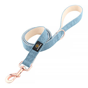 Collares de perro de cáñamo orgánico ecológico, hebilla de Metal de oro rosa para perros grandes, medianos y pequeños, 100% - Product Image 2