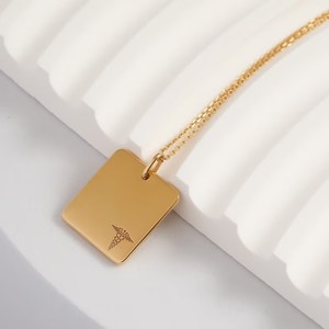 Yeni tıbbi takı paslanmaz çelik siyah tıbbi uyarı sistemi yılan koğuş tasarım kolye tıp etiketleri kolye - Product Image 3