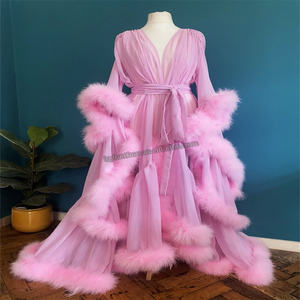 <span class=keywords><strong>Rose</strong></span> écharpe dinde marabout plume <span class=keywords><strong>Boa</strong></span> pour femmes maison fête mariage décor bricolage artisanat vêtements Costume danse robe Cosplay Accecsso - Product Image 2