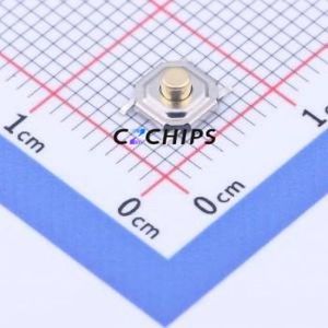 TS-1187-025E Tactile Switch SMD-4P,5.2x5.2mm Switch Single Pole Single Throw Round Button 2.6N Vertical Mount - Product Image 1