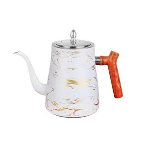 Factory Price Stainless Steel Tea Pot Coffee Tool Pour Over Goose Neck Kettle With Filter